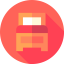 Single bed icon 64x64