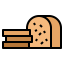 Whole wheat bread icon 64x64