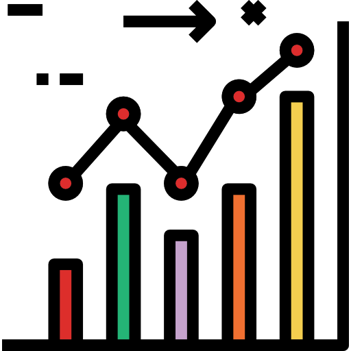 Bar graph Ikona
