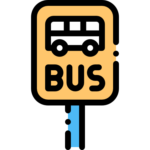 Bus stop icon