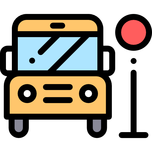 Bus stop icon