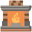 Fireplace icon 64x64