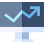 Line chart icon 64x64