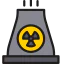 Nuclear plant icon 64x64