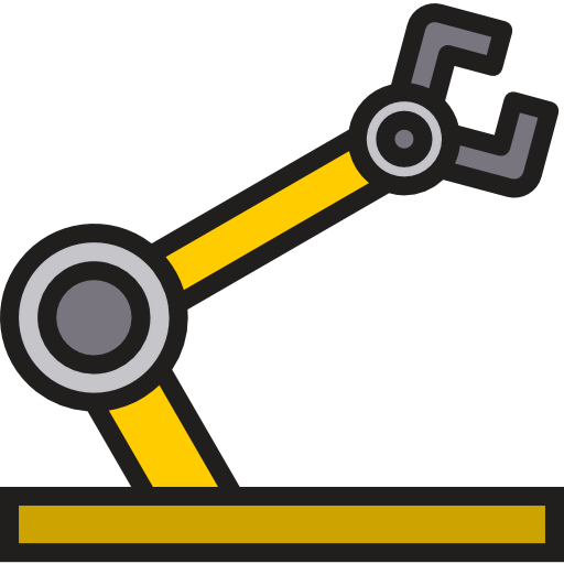 Robot arm icon
