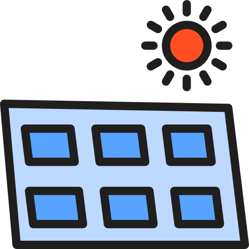 Solar panel icon
