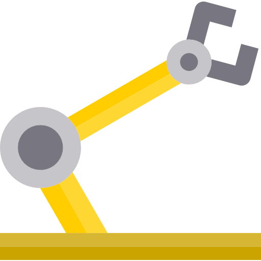 Robot arm icon