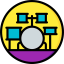 Drum set icon 64x64