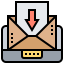 Mail inbox biểu tượng 64x64