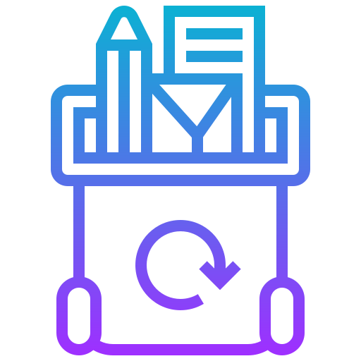 Trash bin icon