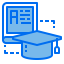 Graduation cap icon 64x64