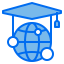 Graduation cap icon 64x64