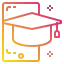 Graduation cap icon 64x64