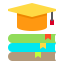 Graduation cap icon 64x64