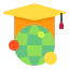 Graduation cap icon 64x64