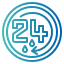 24 hours icon 64x64