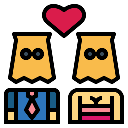 Blind date icon