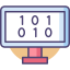 Binary code icon 64x64