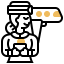Flight attendant icon 64x64