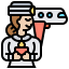 Flight attendant ícono 64x64