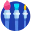 Paint brushes Ikona 64x64