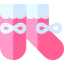 Baby socks icon 64x64