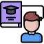 Online learning icon 64x64