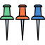 Push pins icon 64x64