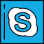 Skype Symbol 64x64