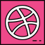 Dribbble іконка 64x64