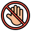 Dont touch Symbol 64x64