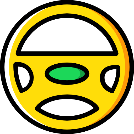 Steering wheel icon