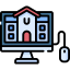 Online university icon 64x64