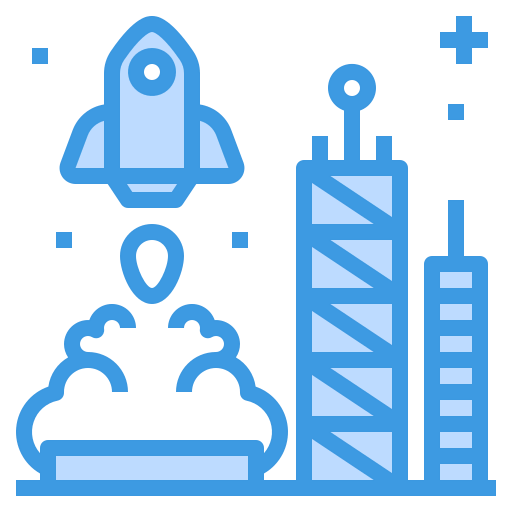 Rocket launch icon
