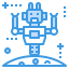 Space robot icon 64x64
