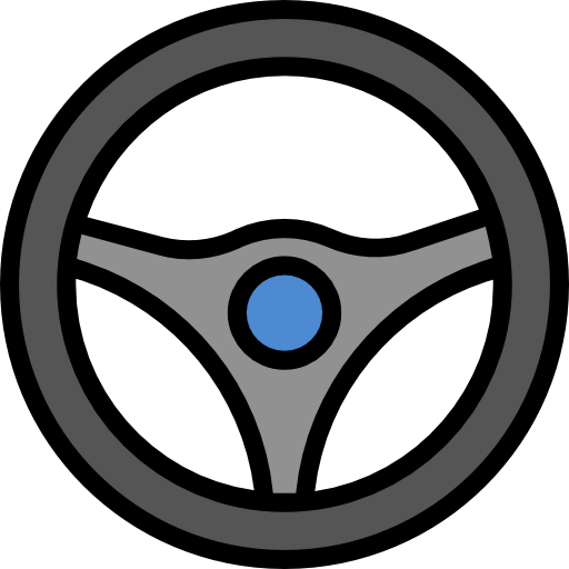 Steering wheel icon