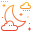 Cloudy night icon 64x64