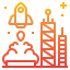 Rocket launch icon 64x64