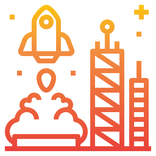 Rocket launch icon