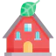 Eco house icon 64x64