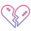 Broken heart icon 64x64