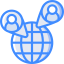 Earth grid icon 64x64
