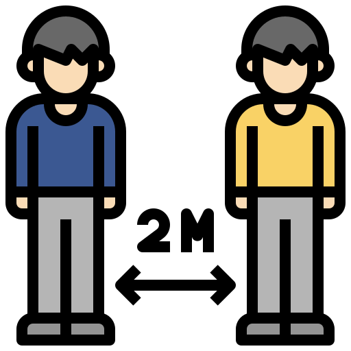 Keep distance icon