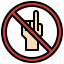 No touch ícono 64x64