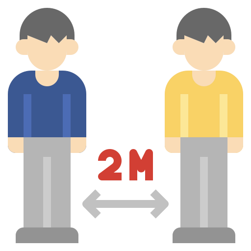 Keep distance icon
