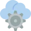 Cloud computing icon 64x64
