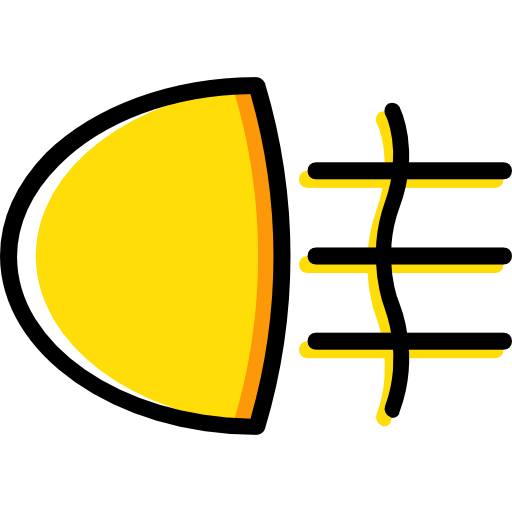 Fog light icon