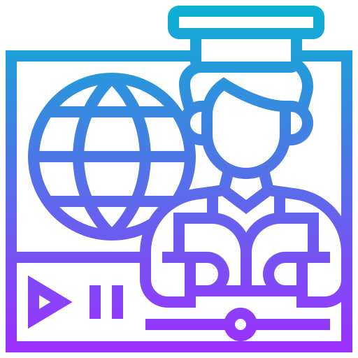 Online learning icon