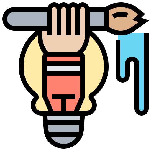 Creative thinking icon