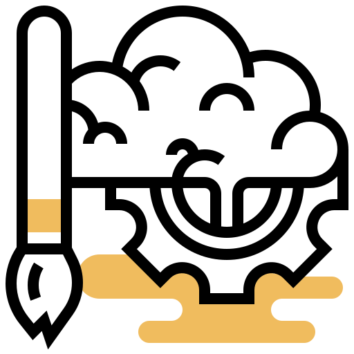 Creative process icon